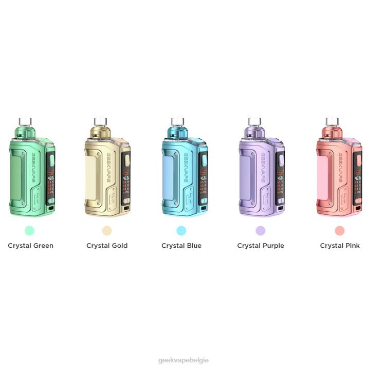 GeekVape 4LZN139 kristal paars - GEEKVAPE kopen h45 (aegis hero 2) pod mod kit crystal editie