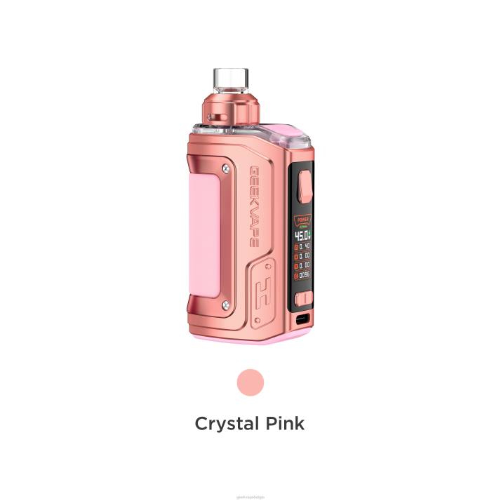 GeekVape 4LZN140 kristal roze - GEEKVAPE online h45 (aegis hero 2) pod mod kit crystal editie
