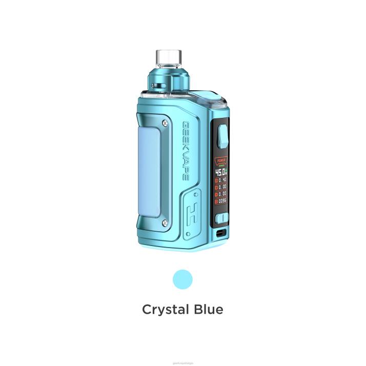GeekVape 4LZN142 Kristal blauw - GEEKVAPE sale h45 (aegis hero 2) pod mod kit crystal editie